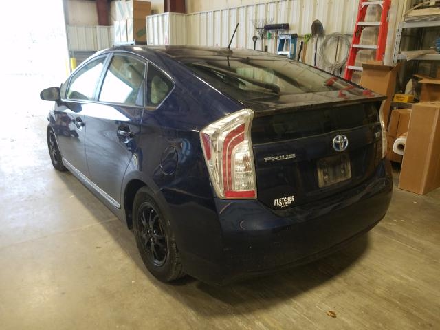Photo 3 from auction – 2012 TOYOTA PRIUS with VIN JTDKN3DU2C1522796