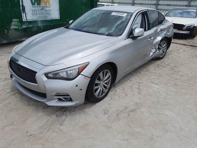 Photo 2 from auction – 2014 INFINITI Q50 BASE with VIN JN1BV7AP6EM684702