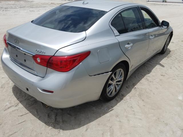 Photo 4 from auction – 2014 INFINITI Q50 BASE with VIN JN1BV7AP6EM684702