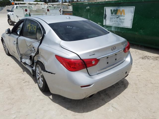 Photo 3 from auction – 2014 INFINITI Q50 BASE with VIN JN1BV7AP6EM684702