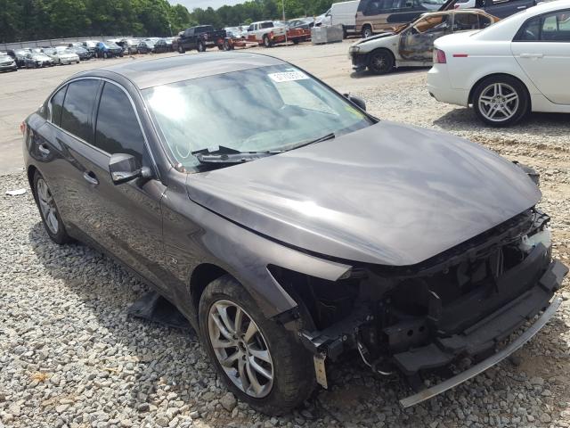 INFINITI Q50 BASE 2014 with VIN JN1BV7AR8EM686758 - Photo from auction