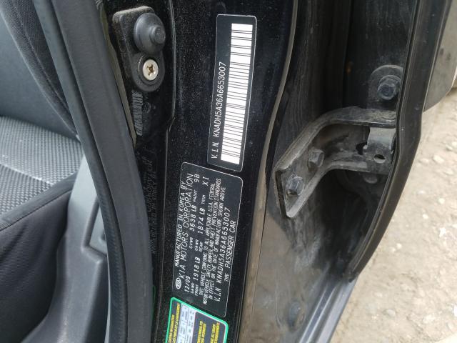 Photo 10 from auction – 2010 KIA RIO LX with VIN KNADH5A36A6653007