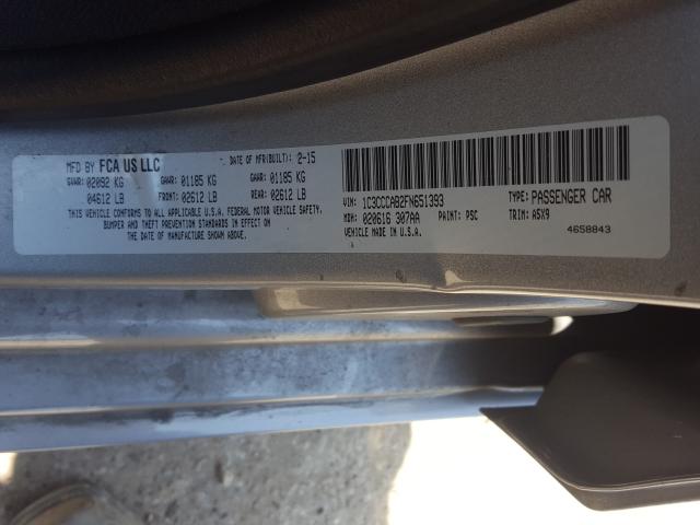 Photo 10 from auction – 2015 CHRYSLER 200 LIMITE with VIN 1C3CCCAB2FN651393
