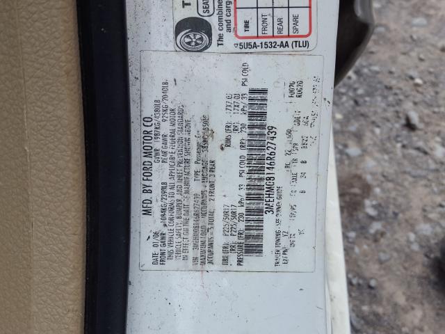 Photo 10 from auction – 2006 MERCURY MILAN PREM with VIN 3MEHM08146R627439
