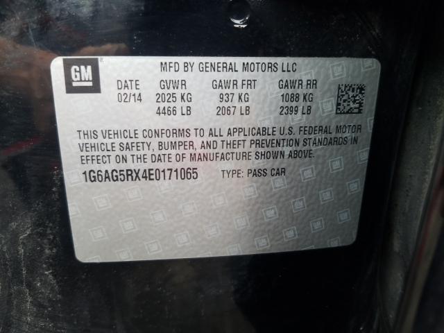 Photo 10 from auction – 2014 CADILLAC ATS with VIN 1G6AG5RX4E0171065