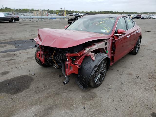 Photo 2 from auction – 2019 GENESIS G70 ELITE with VIN KMTG74LE8KU032572