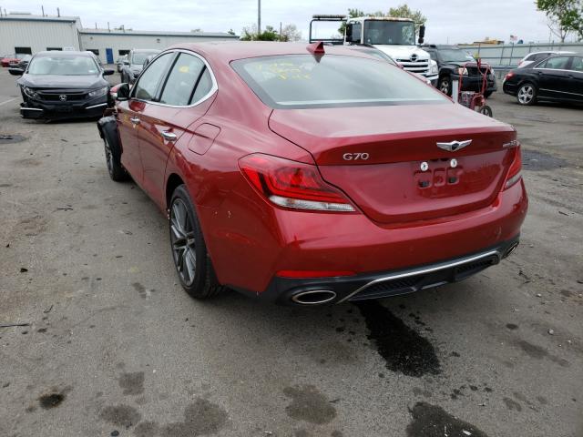Photo 3 from auction – 2019 GENESIS G70 ELITE with VIN KMTG74LE8KU032572