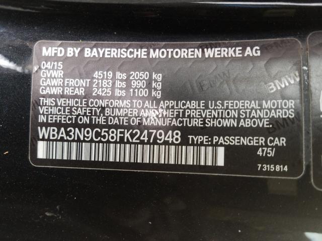 Photo 10 from auction – 2015 BMW 428 XI with VIN WBA3N9C58FK247948
