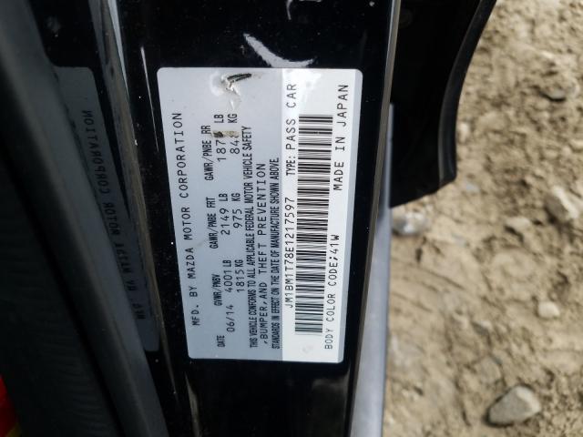 Photo 10 from auction – 2014 MAZDA 3 SV with VIN JM1BM1T78E1217597