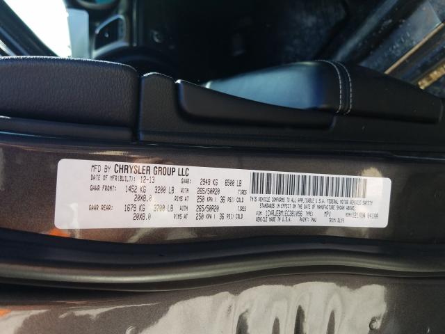 Photo 10 from auction – 2014 JEEP GRAND CHER with VIN 1C4RJEBM1EC381056