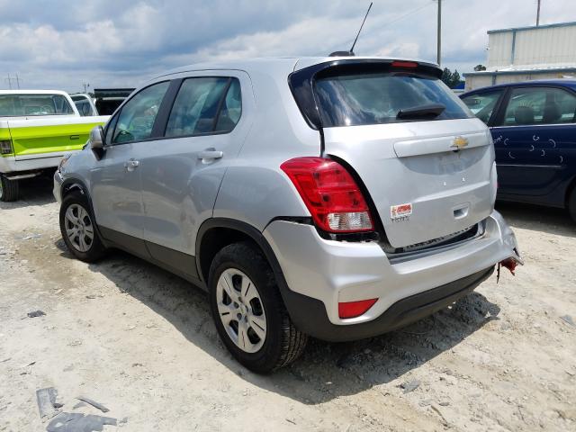 Photo 3 from auction – 2017 CHEVROLET TRAX LS with VIN 3GNCJKSBXHL232390