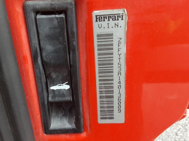 Photo 20 from auction – 2004 FERRARI 360 SPIDER with VIN ZFFYT53A140136009