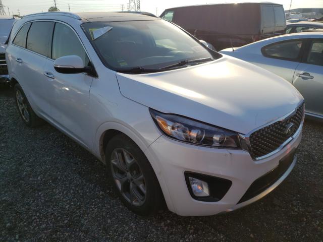 KIA SORENTO SX 2018 with VIN 5XYPK4A52JG377466 - Photo from auction