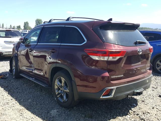 Photo 3 from auction – 2017 TOYOTA HIGHLANDER with VIN 5TDDZRFH3HS398693