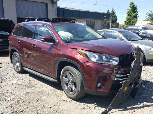 TOYOTA HIGHLANDER 2017 with VIN 5TDDZRFH3HS398693 - Photo from auction
