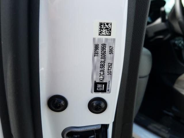 Photo 10 from auction – 2020 CHEVROLET TRAX 1LT with VIN KL7CJLSB3LB062959