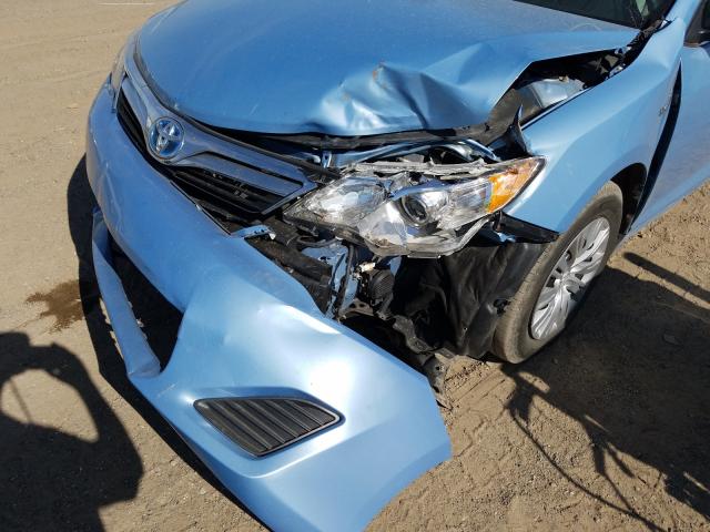 Photo 9 from auction – 2013 TOYOTA CAMRY HYBR with VIN 4T1BD1FK7DU092178