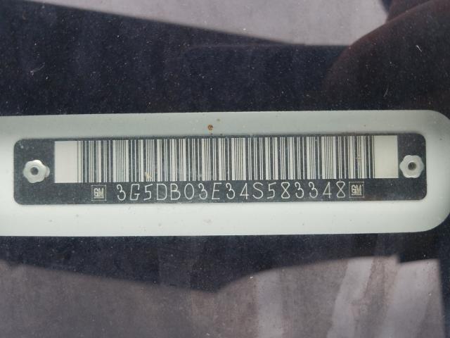 Photo 10 from auction – 2004 BUICK RENDEZVOUS with VIN 3G5DB03E34S583348