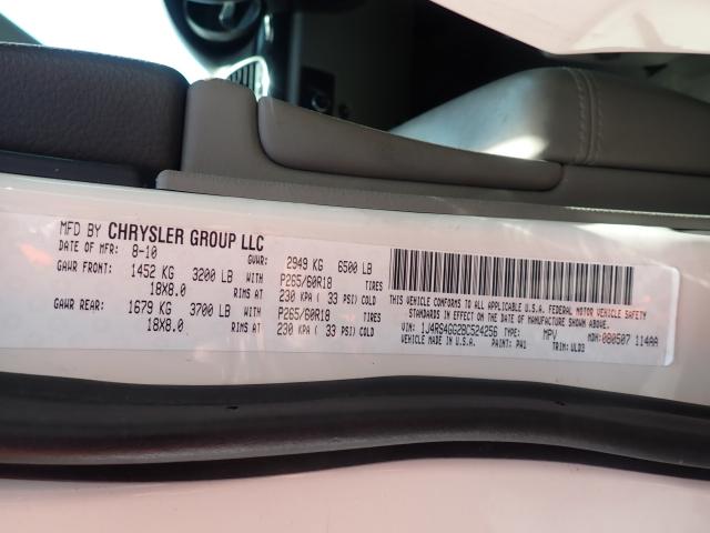 Photo 10 from auction – 2011 JEEP GRAND CHER with VIN 1J4RS4GG2BC524256