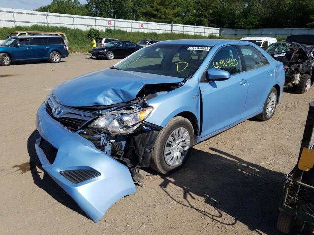 Photo 2 from auction – 2013 TOYOTA CAMRY HYBR with VIN 4T1BD1FK7DU092178