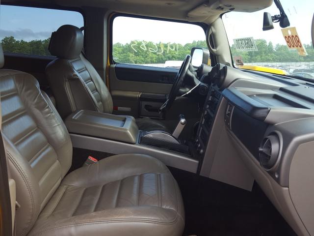 Photo 5 from auction – 2003 HUMMER H2 with VIN 5GRGN23U13H127211