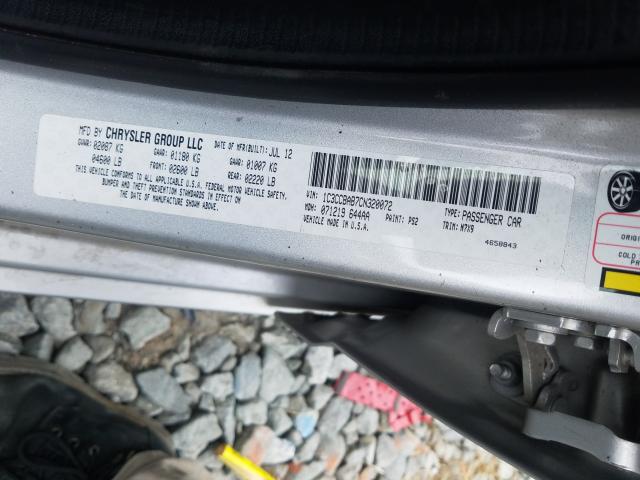 Photo 10 from auction – 2012 CHRYSLER 200 LX with VIN 1C3CCBAB7CN320072
