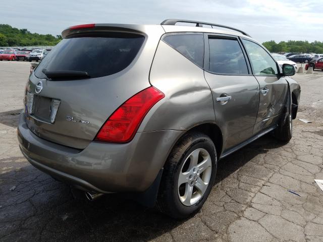 Photo 4 from auction – 2003 NISSAN MURANO SL with VIN JN8AZ08W93W204062
