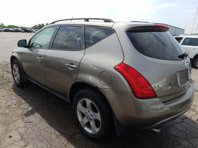 Photo 3 from auction – 2003 NISSAN MURANO SL with VIN JN8AZ08W93W204062