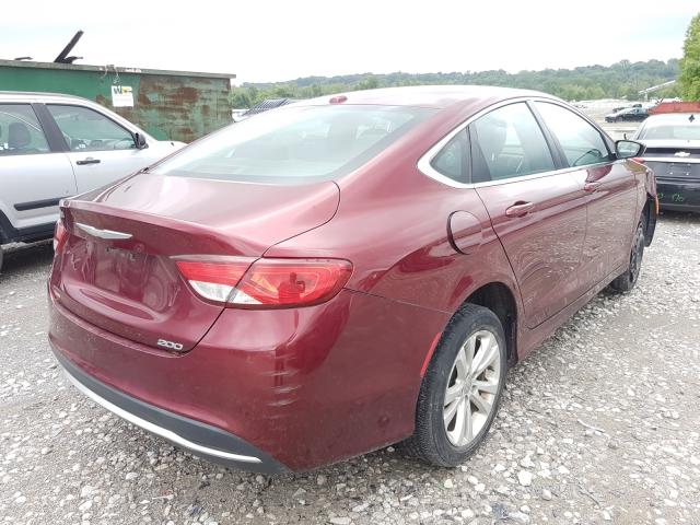 Photo 4 from auction – 2015 CHRYSLER 200 LIMITE with VIN 1C3CCCAB3FN732600