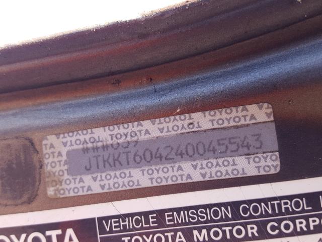 Photo 10 from auction – 2004 TOYOTA SCION XA with VIN JTKKT604240045543