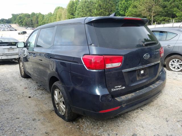 Photo 3 from auction – 2017 KIA SEDONA LX with VIN KNDMB5C10H6236394