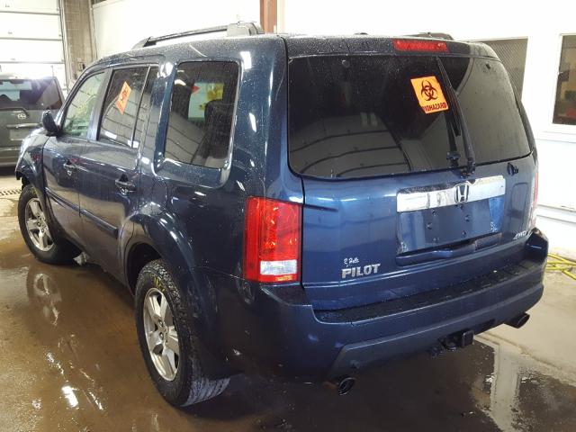Photo 3 from auction – 2009 HONDA PILOT EXL with VIN 5FNYF48579B031866