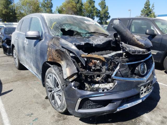 ACURA MDX 2019 with VIN 5J8YD3H57KL003490 - Photo from auction