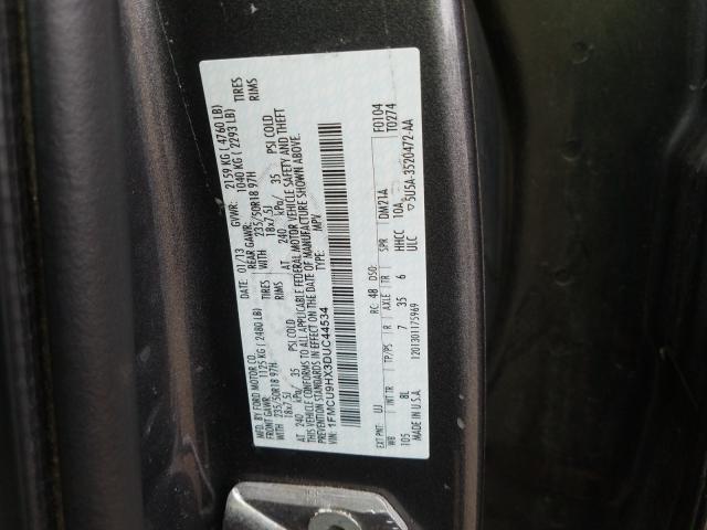 Photo 10 from auction – 2013 FORD ESCAPE SEL with VIN 1FMCU9HX3DUC44534