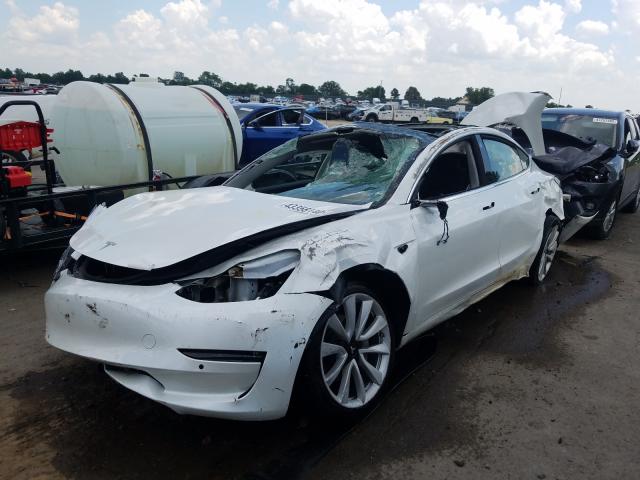 Photo 2 from auction – 2020 TESLA MODEL 3 with VIN 5YJ3E1EB8LF621040
