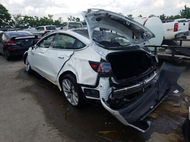 Photo 3 from auction – 2020 TESLA MODEL 3 with VIN 5YJ3E1EB8LF621040