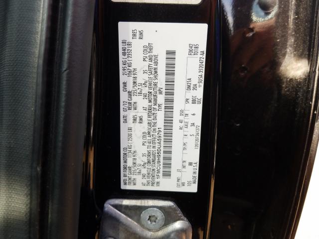 Photo 10 from auction – 2013 FORD ESCAPE SEL with VIN 1FMCU9H95DUA59791