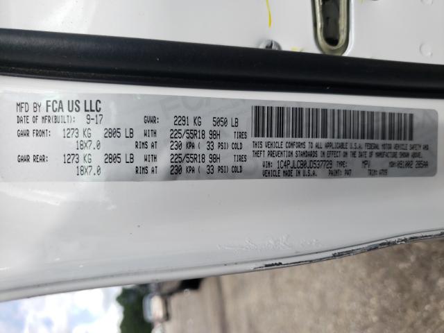 Photo 10 from auction – 2018 JEEP CHEROKEE L with VIN 1C4PJLCB0JD537729