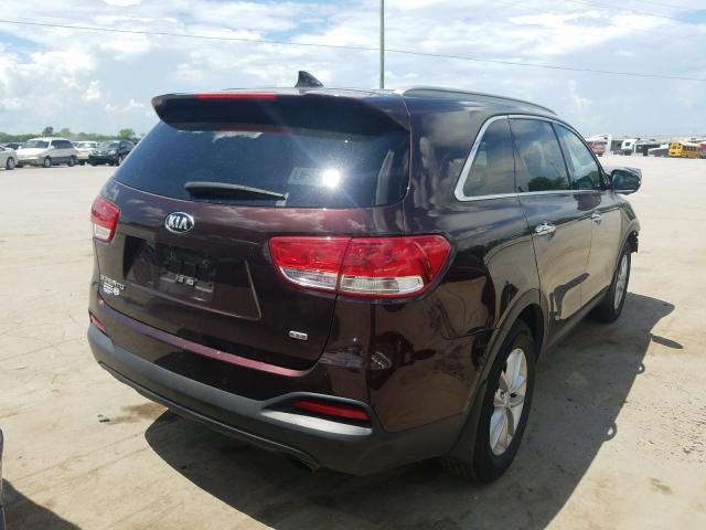 Photo 4 from auction – 2016 KIA SORENTO LX with VIN 5XYPG4A33GG019835