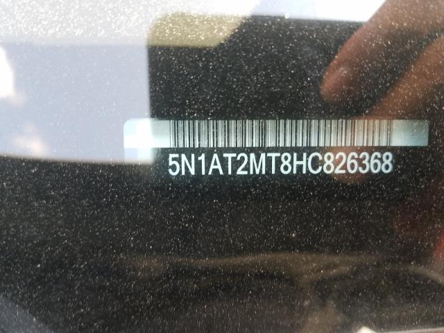 Photo 10 from auction – 2017 NISSAN ROGUE S with VIN 5N1AT2MT8HC826368