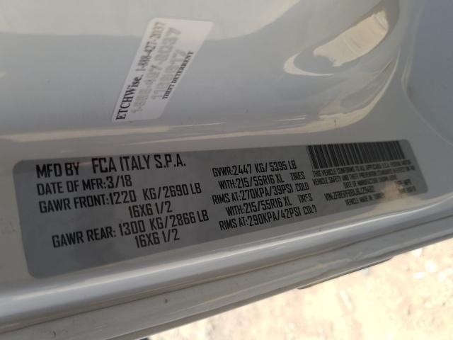 Photo 10 from auction – 2018 RAM PROMASTER with VIN ZFBERFBB1J6J29492