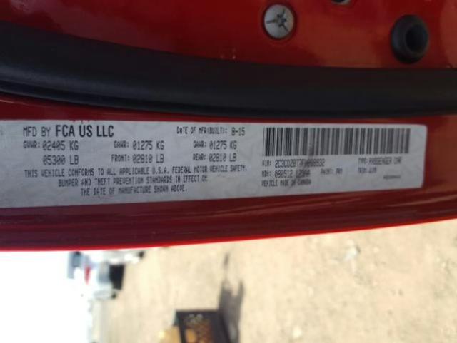 Photo 10 from auction – 2015 DODGE CHALLENGER with VIN 2C3CDZBT7FH888932