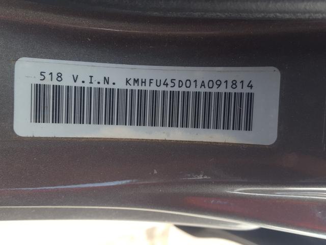 Photo 10 from auction – 2001 HYUNDAI XG 300 with VIN KMHFU45D01A091814