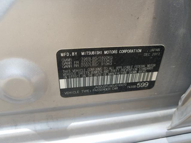 Photo 10 from auction – 2014 MITSUBISHI LANCER ES/ with VIN JA32U2FU3EU016470