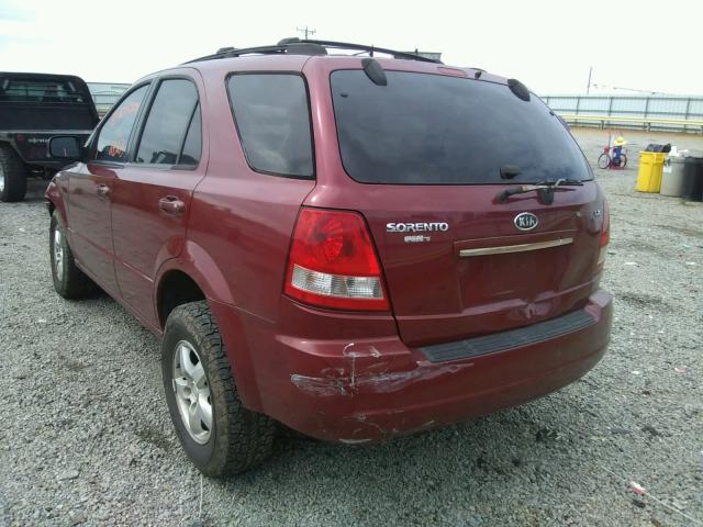 Photo 3 from auction – 2006 KIA SORENTO EX with VIN KNDJC733X65535780