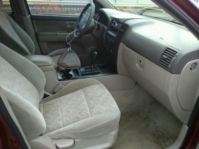 Photo 5 from auction – 2006 KIA SORENTO EX with VIN KNDJC733X65535780