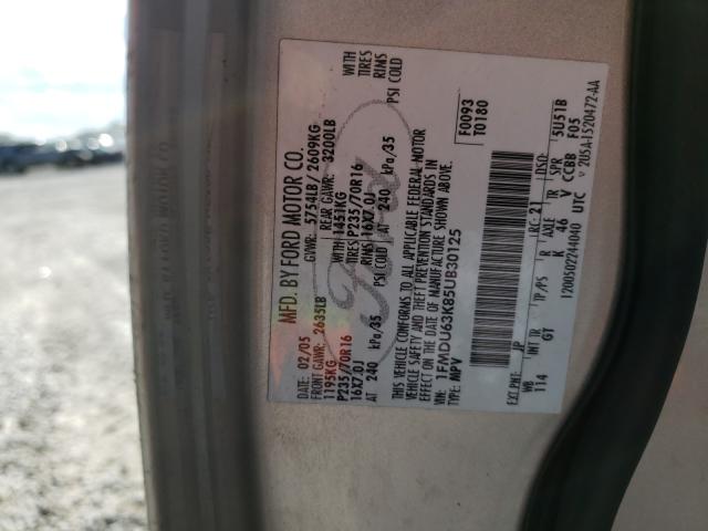 Photo 10 from auction – 2005 FORD EXPLORER X with VIN 1FMDU63K85UB30125
