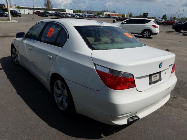 Photo 3 from auction – 2007 BMW 525 I with VIN WBANE53567CW62585