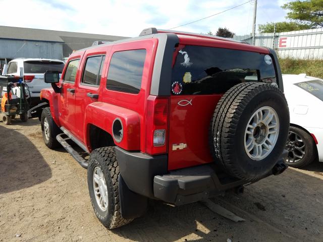 Photo 3 from auction – 2008 HUMMER H3 with VIN 5GTEN13E488170517