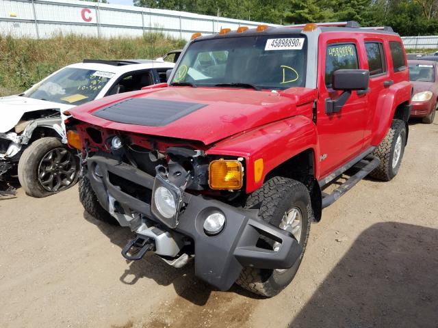 Photo 2 from auction – 2008 HUMMER H3 with VIN 5GTEN13E488170517